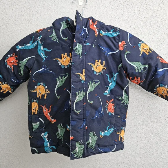 The Children's Place 3-in-1 Winter Coat, Dinosaur Print, 3T - Picture 1 of 11